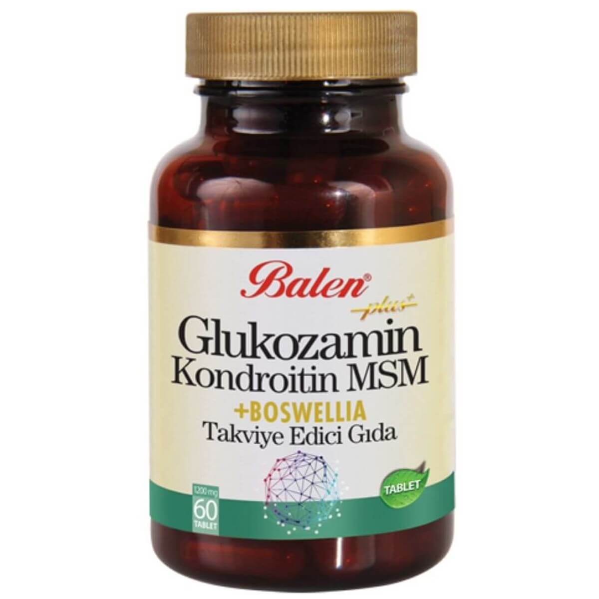 Balen Glukozamin Kondroitin MSM Boswellia Tablet 60x1200mg