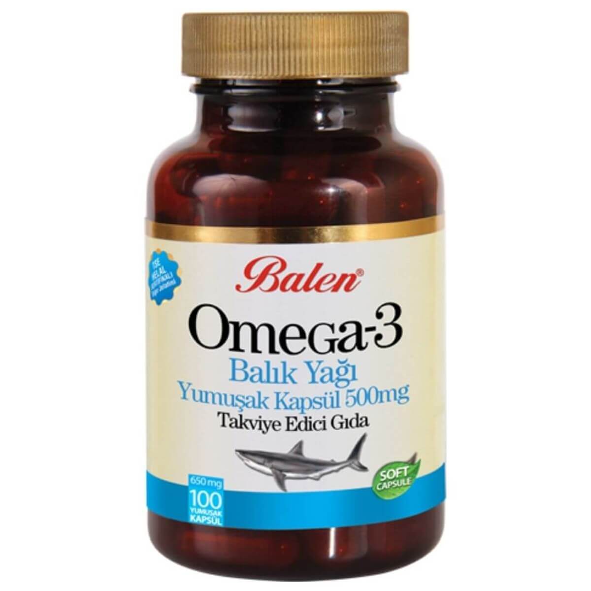 Balen Omega 3 Yumuşak Kapsül - 100 Kapsül X 650 mg