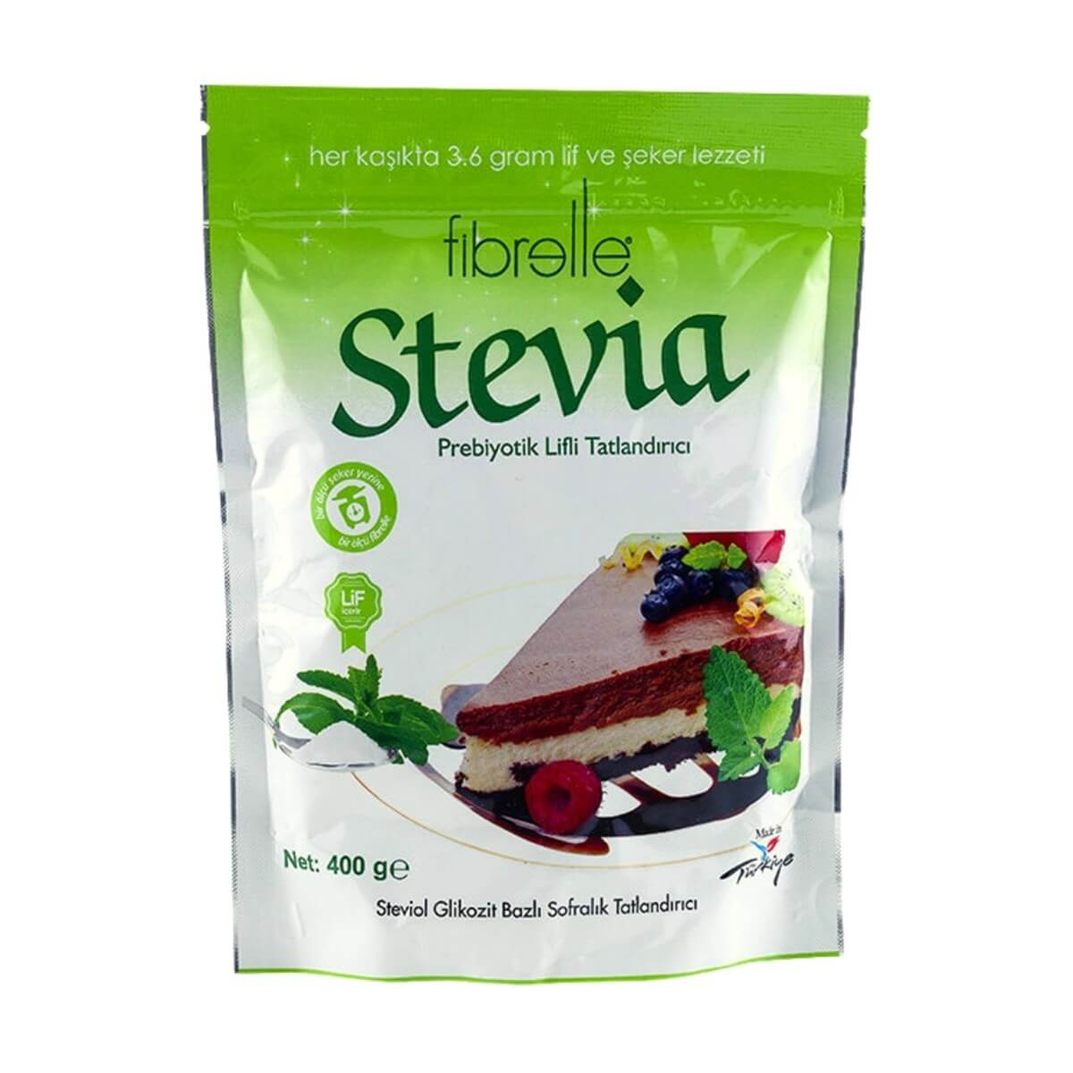 Fibrelle Stevia Prebiyotik Lifli Tatlandırıcı 400 Gr