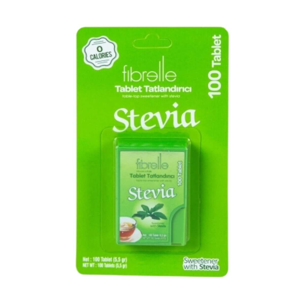 Fibrelle Stevia Tablet Tatlandırıcı 100 Tablet