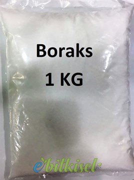 Saf Boraks (Borax) - Slime - 1 KG Doğal Deterjan