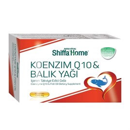 Shiffa Home Koenzim Q10 & Balık Yağı (Omega 3) 30 Kapsül X 1340mg